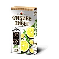 "Сибирь-Тибет" с лемонграссом, лимоном и имбирём, плитка 96г