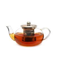 Чайник из жаропрочного стекла "Лондон" с заварочной колбой из металла (800 мл)