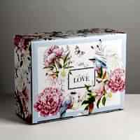 Подарочная коробка-пенал "Love"