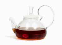 Чайник из жаропрочного стекла "Клюква" (800 мл)