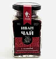 Иван-чай с клюквой в банке (гранул.)