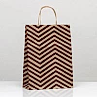 Пакет подарочный крафтовый "Волны"