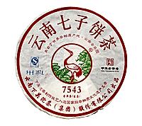 Шэн пуэр "7543" (зав. "Сягуань") (2013)