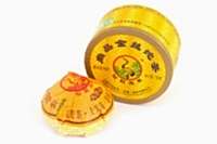 Шу пуэр гнездо «Золотая нить» марки «Сосна и журавль» (завод «Сягуань») 100 г (2018)