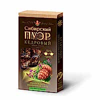 Сибирский пуэр "Кедровый", плитка 96 г