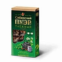 Сибирский пуэр "Таежный", плитка 96 г