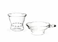 Ситечко и стаканчик из жаропрочного стекла «Classic»